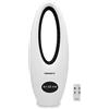 Generico Ventilatore Senza Pale TZ ARTIKO Acceleratore d'Aria Silenzioso Display Digitale Touch 3 Velocità Oscillante 70° Timer 8 Ore Telecomando 45W Design Moderno