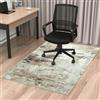 Cekene Tappeto Sedia Ufficio 120x150cm Taupe Antiscivolo Tappeto Salvapavimento per Pavimenti Duri Astratto Tappeto Sedia Gaming Protettivo per Pavimenti Duri Parquet Piastrelle