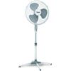 Innoliving Bimar INB‑VP503 Ventilatore a Piantana 40 cm, 3 Pale in Plastica, 3 Velocità, Oscillazione, Altezza Regolabile fino a 130 cm, Inclinazione Regolabile, 45W, Bianco/Grigio