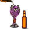 Generic Calice Da Vino Con Draghi Medievali - Coppa In Acciaio Inossidabile Con Design Fantasy, Bicchiere Da Collezione | Calice Sicuro Per Bere Vino O Bevande, Bicchiere Gotico Decorativo Per Uso Quotidiano,