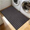 GUOZHEN Zerbino Ingresso Esterno 65 x 180 cm Lavabile, Resistente Allo Sporco Zerbino Interno Interno Esterno per Porta Casa e Corridoio, Grigio