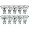 WSMCN GU10 4.9W Lampadine LED, Luce bianca fredda 6000K può sostituire la lampadina alogena PAR16 da 110W, AC230V 830lm, 120° Angolo del Fascio, Illuminazione Lunga durata lampada faretti LED,10 pezzi