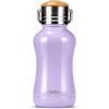 YOHKOH Mini borraccia termica con coperchio in bambù, piccola borraccia termica sottovuoto da 250 ml, per donne e bambini, per bevande calde per 12 ore e freddo per 24 ore, a prova di perdite, senza
