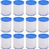 suaywo 12 Pezzi Elemento Filtro Acqua Rubinetto Filtro dell'acqua in Cotone Elemento Depuratore Acqua Rubinetto Filtro per Depuratore d'acqua per Rubinetto Adatto a Casa, Cucina, Bagno