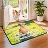 Tinyboy-hbq Zerbino Personalizzato con Foto Tappeto Ingresso Antiscivolo Lavabile Zerbini Personalizzati per Cane Gatto Famiglia Regalo Casa 60x90cm