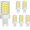 MENTA Lampadine LED G9 10W Equivalente a 80W, 800Lm, Non Dimmerabile, Luce Bianca Fredda 6000K, 220-240 VAC, Risparmio Energetico Lampadine LED, Mais, Nessun Sfarfallio, Φ22*58mm, 5 pezzi