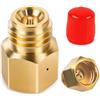 Gebrazy Adattatore per TR21-4 convertito per Quooker Cube Tank TR21-3, ottone CO2 cilindro converte adattatore, adattatore rapido soda ad alta durezza, buona tenuta, sicuro, durevole