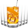 MUVELL Set di bicchieri da long drink SCOTLAND - 6 x 400 ml / 420 g - 3 mm di spessore - bicchieri per acqua & bicchieri da whisky - trasparenti e lavabili in lavastoviglie - bicchieri di alta