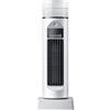 ZiStarlilife Ventilatore a torre USB senza lama con raffreddamento a nebbia, raffreddamento ad aria oscillante silenzioso a 6 velocità con telecomando, luce a 7 colori per camera da letto, soggiorno