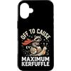 Confusione Divertente Meme Sarcastico Custodia per iPhone 16 Plus Off To Cause Maximum Kerfuffle