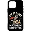 Confusione Divertente Meme Sarcastico Custodia per iPhone 16 Pro Max Off To Cause Maximum Kerfuffle