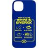 Breakfast Humor And Jam Toast Bread Cat Custodia per iPhone 14 Plus Divertente Scienza Sarcasmo Ipotesi Infinite Energy Loop Cat