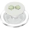 Sage & Mint Green Bows And Ribbons Gifts Nastro con fiocco verde menta PopSockets PopGrip per MagSafe