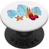 Coral Reef Underwater Life Lover Scuba D Fantastico regalo grafico per acquario, barriera corallina, per uomini, donne e bambini PopSockets PopGrip Adesivo