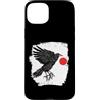 Yatagarasu Geschnekidee Japan Fans Gesan Custodia per iPhone 15 Plus Yatagarasu T | corvo triplo | Mitologia giapponese