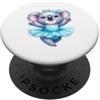 Cute Koala Critters Carino Koala Ballerina Dancing Animal PopSockets PopGrip Adesivo