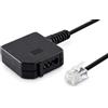 1aTTack.de 1x 0,2 m - Spina Western 6/4 / Presa TAE F 0,2 m - Cavo adattatore telefonico