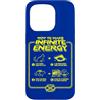 Breakfast Humor And Jam Toast Bread Cat Custodia per iPhone 15 Pro Divertente Scienza Sarcasmo Ipotesi Infinite Energy Loop Cat