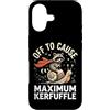 Confusione Divertente Meme Sarcastico Custodia per iPhone 17 Off To Cause Maximum Kerfuffle