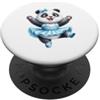 Panda Ballet Studio Carino Panda Ballerina Danza Animale PopSockets PopGrip Adesivo