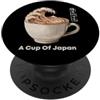 Kanagawa Coffee Co Souvenir giapponese Great Wave Off Kanagawa tazza da caffè latte PopSockets PopGrip Adesivo