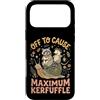 Confusione Divertente Meme Sarcastico Custodia per iPhone 17 Pro Max Off To Cause Maximum Kerfuffle