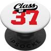 First Day of School Every Year K-12 Memo Classe di 37 Grow With Me Graduate 2037 Sport Style PopSockets PopGrip Adesivo