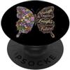 Butterfly Gardener Gifts She Is Clothed With Strength & Dignity Christian Women PopSockets PopGrip Adesivo