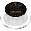 The Coffee & Ghost Club Halloween Ufficio Umorismo Riunione di lavoro Email Ghost Pumpkin PopSockets PopGrip per MagSafe