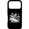 skeleton surfing design Custodia per iPhone 17 Pro Scheletro Surfing Wave - Notte Oceano Gotico Surf Art