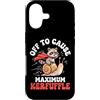 Confusione Divertente Meme Sarcastico Custodia per iPhone 17 Off To Cause Maximum Kerfuffle