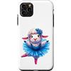 Sweet Sheep Studio Custodia per iPhone 11 Pro Max Simpatica ballerina con pecore che ballano con animali