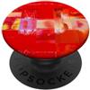 Art Pop Mobile Gallery Dove si può sfumare astratto rosso glitch arte mosaico PopSockets PopGrip Adesivo