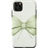 Sage & Mint Green Bows And Ribbons Gifts Custodia per iPhone 11 Pro Max Nastro con fiocco verde menta