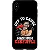Confusione Divertente Meme Sarcastico Custodia per iPhone XS Max Off To Cause Maximum Kerfuffle