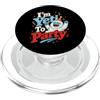 Snow Monster Party Co I'm Yeti to Party Winter Party Humor PopSockets PopGrip per MagSafe