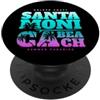 Bahaa's Tee Los Angeles California Dreaming Shirts, Santa Monica Beach PopSockets PopGrip Adesivo