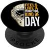 Feels Like a Penalty Box Kind of Day Ice La maschera da portiere sembra una scatola di rigore tipo di hockey da giorno PopSockets PopGrip Adesivo