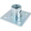 UNITRAILER TJ5002A adattatore supporto manovella, staffa per sollevatori TJ5001 e TJ5002