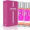 CARAVAN FRAGANCIAS - Scatola regalo con 2 profumi: Nº81 da 150 ml, per donna