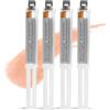 Dermaflage Applicator 4 Pack, ricarica in silicone (bronzo scuro)