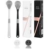 FUGLUS 2 pezzi Tongue Scraper Cleaner, Pulisci Lingua, Nettalingua in Raschietto Lingua per Pulizia della Bocca, Spazzolino Lingua per Ridurre l'alito Cattivo Spazzolini Lingua Orale