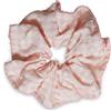 SXQLYH Scrunchie a quadretti XXL, elastico per capelli con bordo ondulato, morbido e confortevole, grande elastico per capelli, 16 cm, elastico per coda di cavallo, da donna, per capelli spessi e lunghi