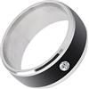 Bewinner Anello NFC Smart, Dispositivo Indossabile Multifunzione per Telefono Cellulare, Chip NFC Impermeabile Senza Costi per Condivisione Dati, Blocco App e Protezione Privacy, Misura Universale 7
