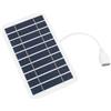 GifBasg Pannello solare portatile da 2 W con connettore USB da 5 V, impermeabile IP65, ideale per cellulare, power bank, lettore MP3, design durevole per escursioni, campeggio e attività all'aperto, pannello
