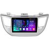 XIUNYIE Car Radio per Hyundai Tucson IX35 3 2014-2018 Android 15 9 Pollici Touch Screen con Bt Fm Wifi Dual Usb Per, 4 Core 4G+64G