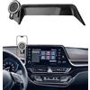 PZK Supporto per telefono da auto per Toyota C-HR CHR 2019 2020 2021 2022 Accessori Schermo da 8 pollici Rotazione a 360 ° Culla per smartphone Supporto magnetico 15W Caricabatterie wireless veloce