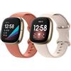 Shieranlee Versa 3 Cinturino,Morbida Sportivo Cinturino in Silicone per Donna Uomo Compatibile con Fitbit Versa 3 / Fitbit Sense - Non per Versa/Versa 2