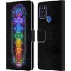 Head Case Designs Licenza Ufficiale Jumbie Art Chakra Visionaria Custodia Portafoglio in Pelle Compatibile con Samsung Galaxy A21s (2020)