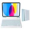 Nsyee Custodia per tastiera compatibile con iPad A16 11 2025 (A3354/A3355/A3356), iPad 10a generazione 11 2022 (A2696/A2757/A2777), set di custodia per tastiera Bluetooth staccabile con layout UK